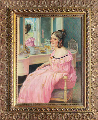 Соколов Михаил Георгиевич. Девушка перед зеркалом 